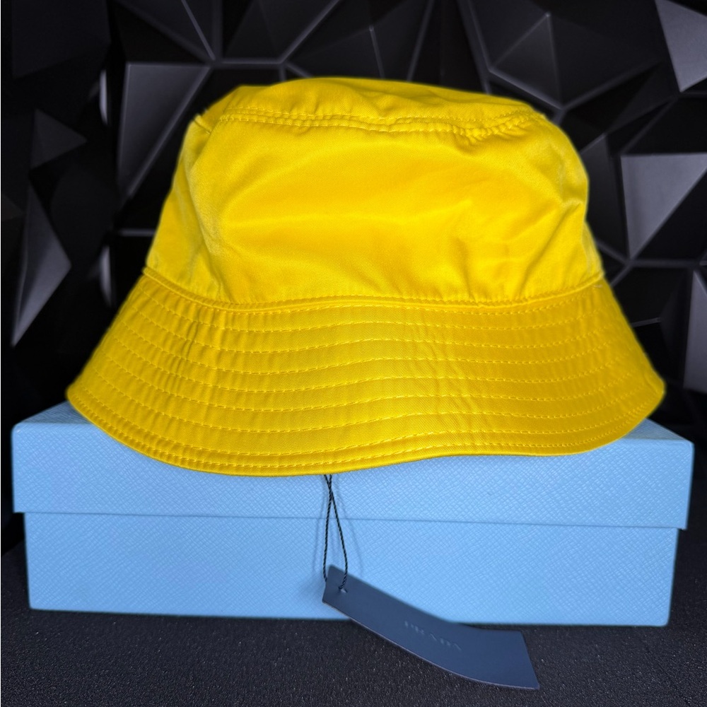 Prada Yellow Bucket Hat - Picture 2 of 4